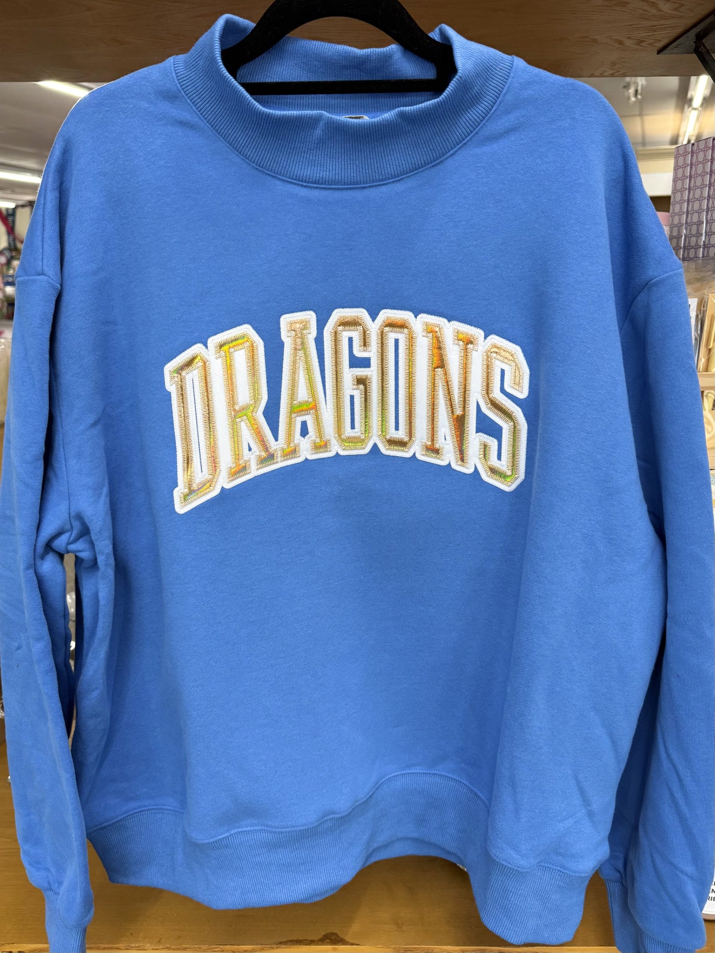 Dragons Essential Mock Neck Sweatshirt