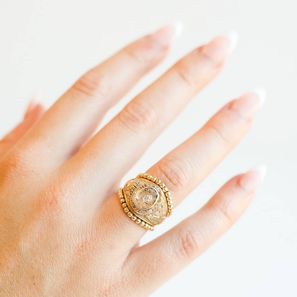 Lexi Beaded Band in Gold: 5/6