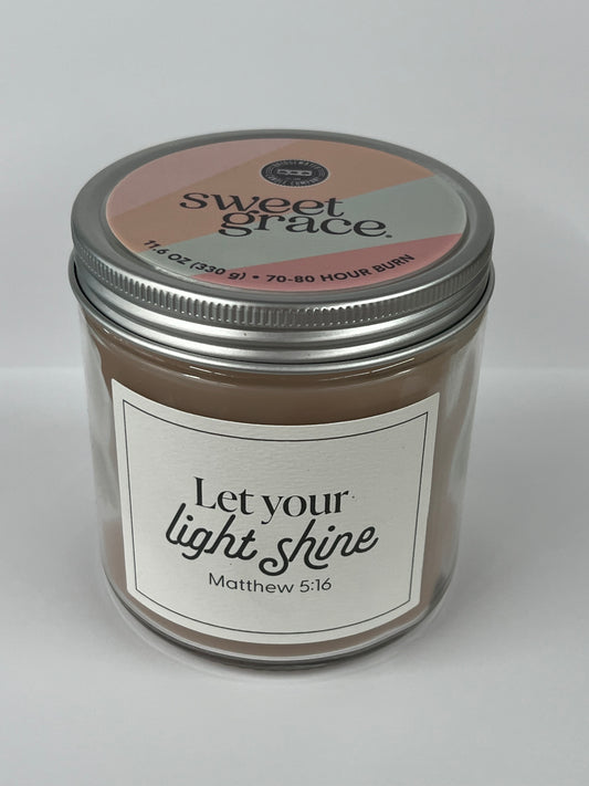 Sweet Grace Statement Jar Candle #053 - Matthew 5:36