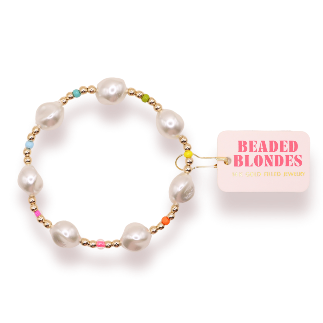 Rainbow Sadie Bracelet: Standard 6.75 inch