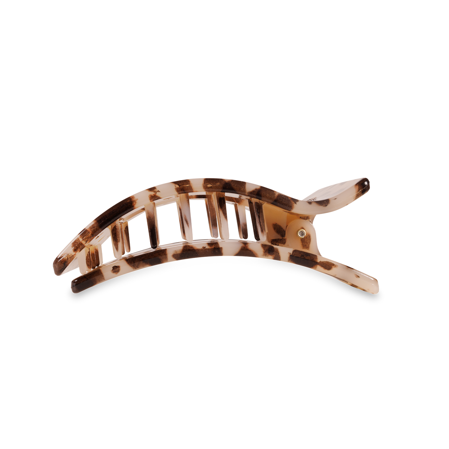 Flat Rectangle Hair Clip | Medium | Blonde Tortoise