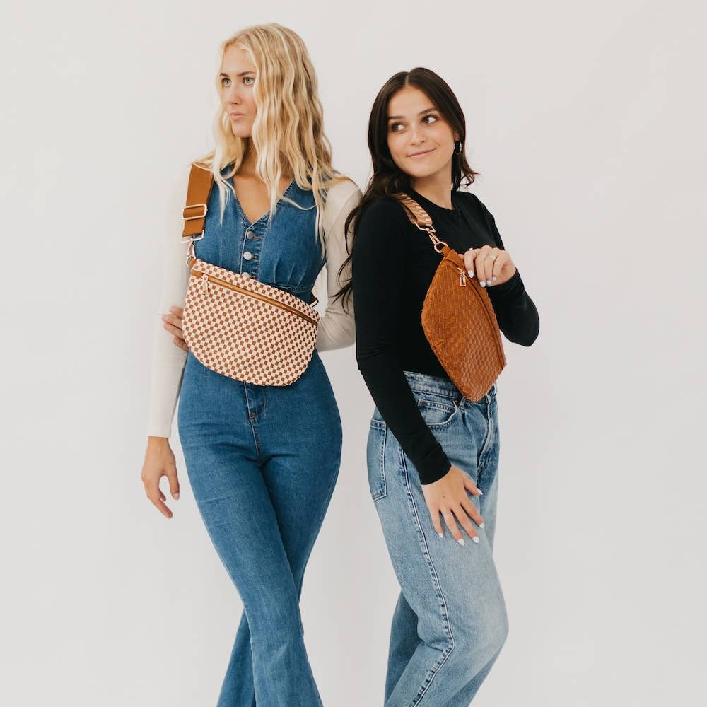 Westlyn Woven Bum: Brown