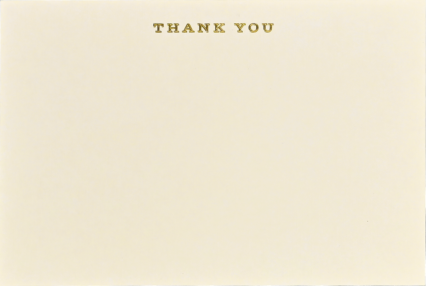 Thank You Correspondence Cards