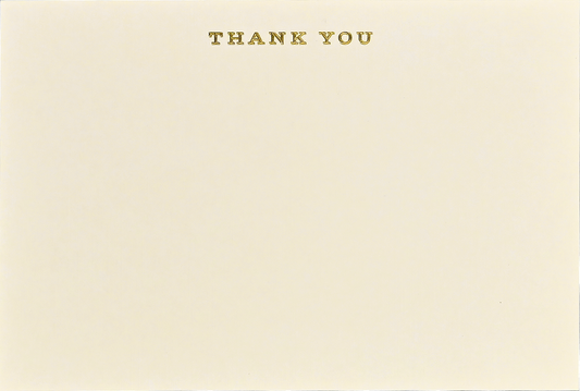 Thank You Correspondence Cards
