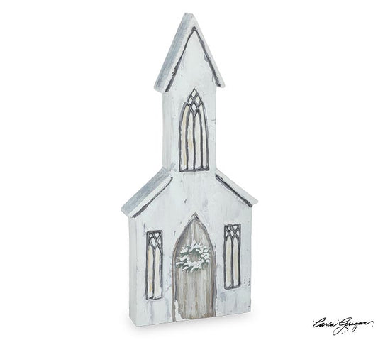 Snowy Church Sitter