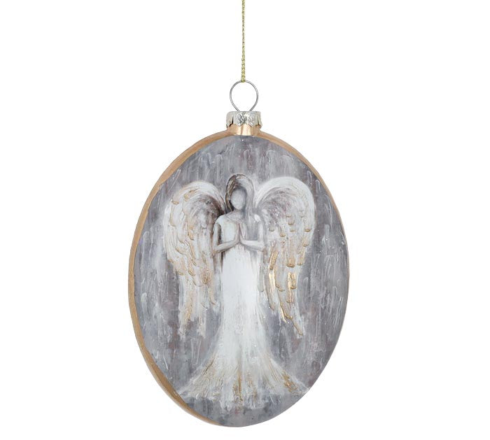 Rustic Angel Ornament