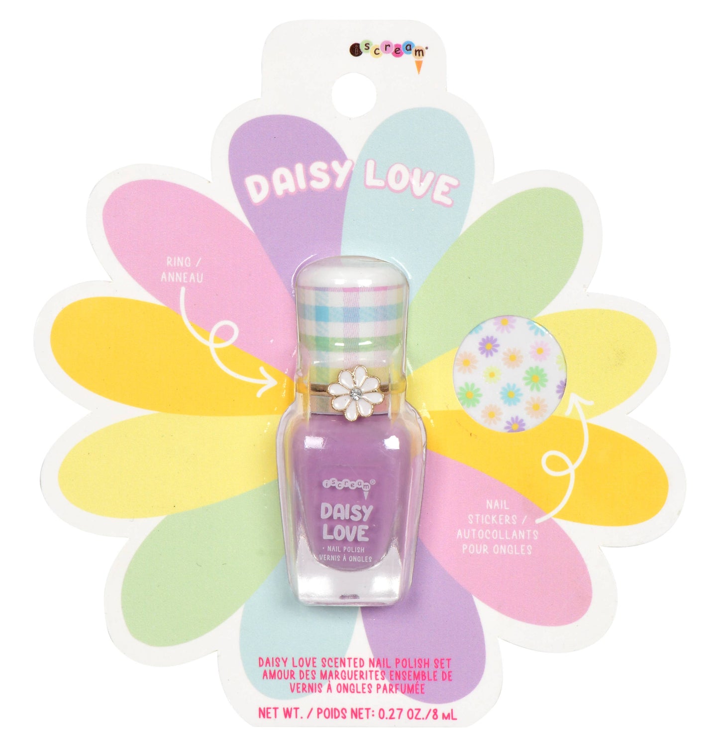 DAISY NAIL POLISH RING SET