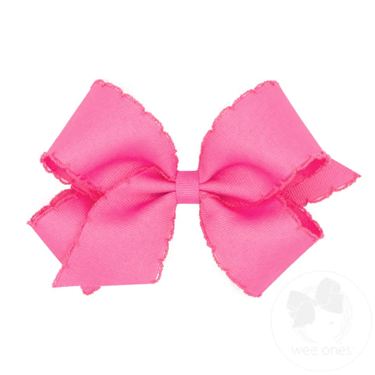 Medium Bow with Moonstiched Edges