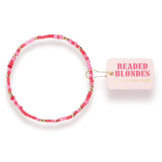 Love Bug Sprinkle Bracelet: Standard 6.75 inch