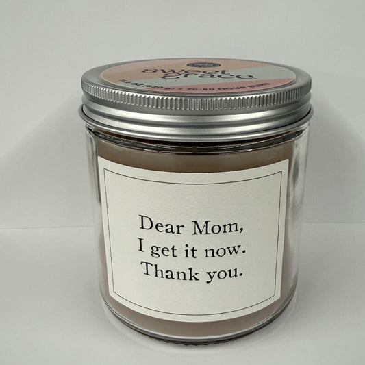Sweet Grace Statement Jar Candle #053 Dear Mom