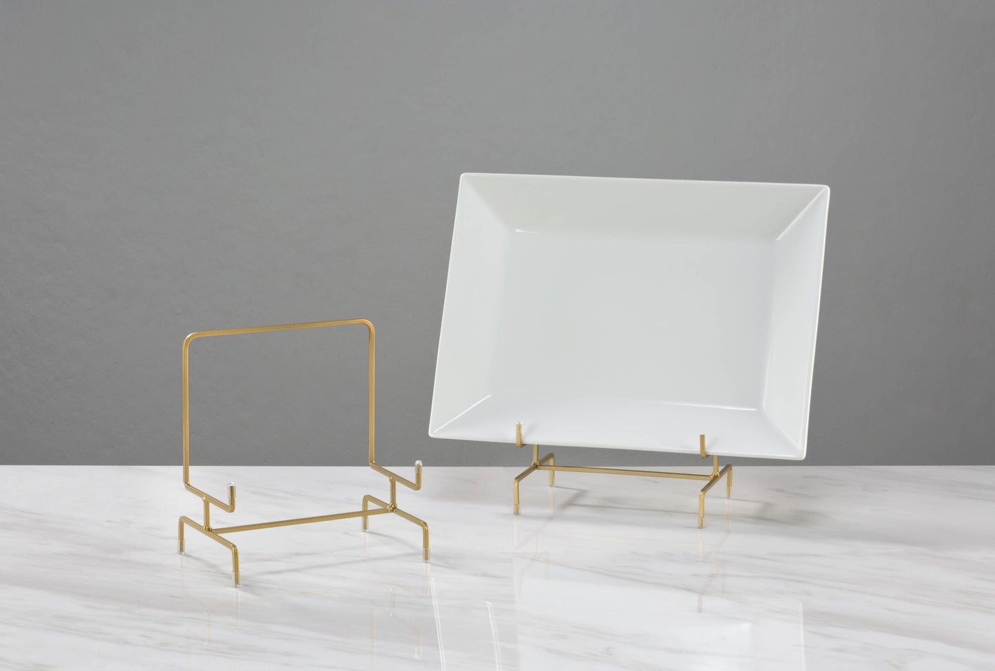 Platter Stand: Gold / Large