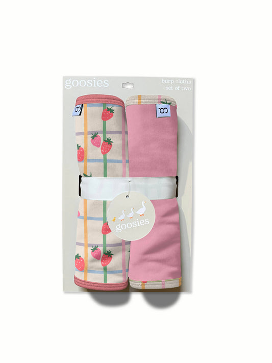 Burp Cloth Set - Berry Patch