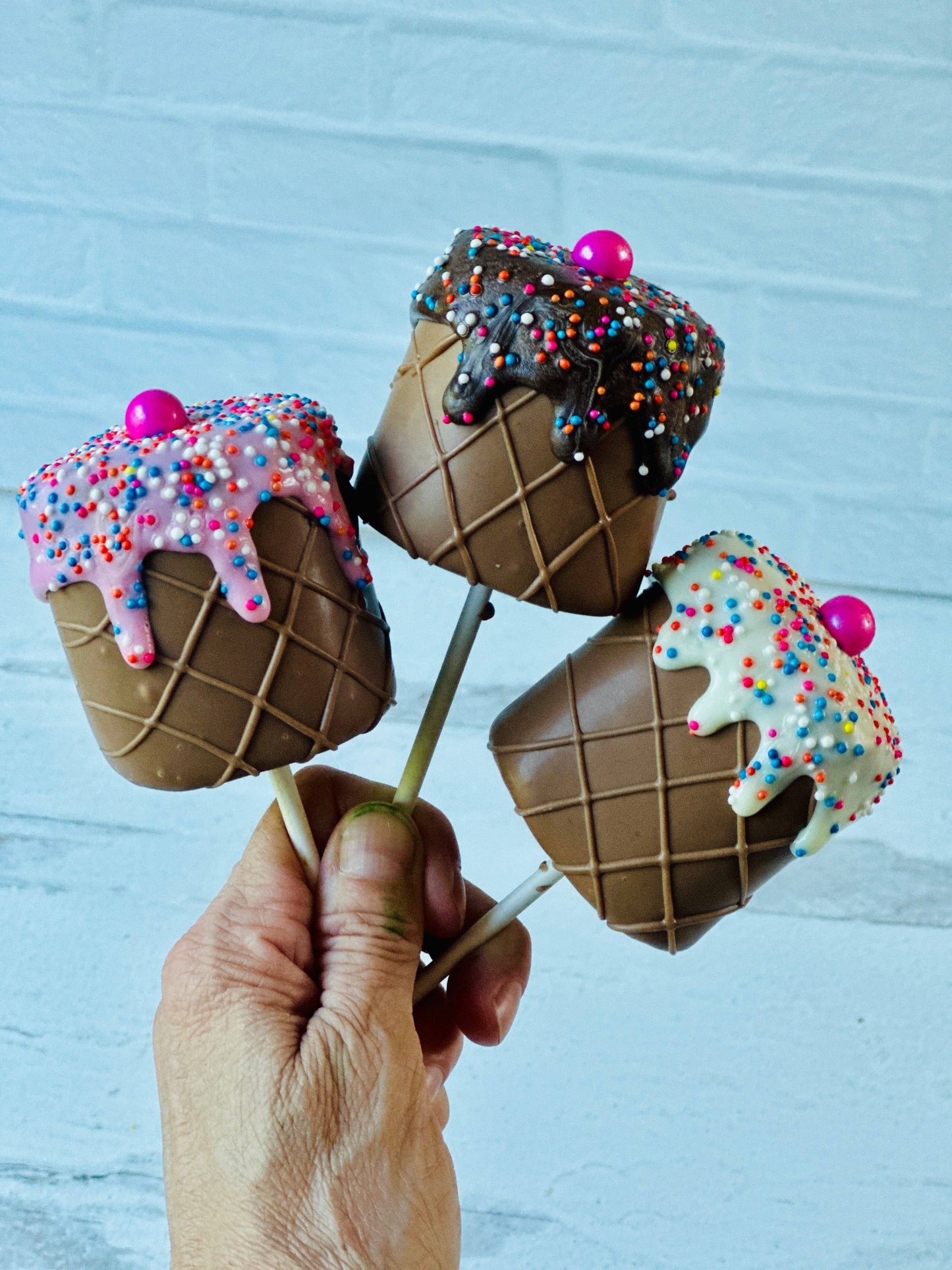 Jumbo Chocolate Dipped Marshmallows