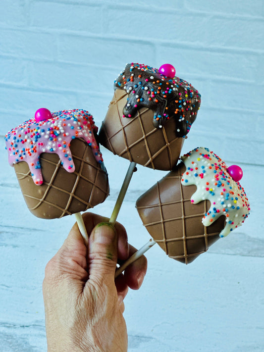 Jumbo Chocolate Dipped Marshmallows