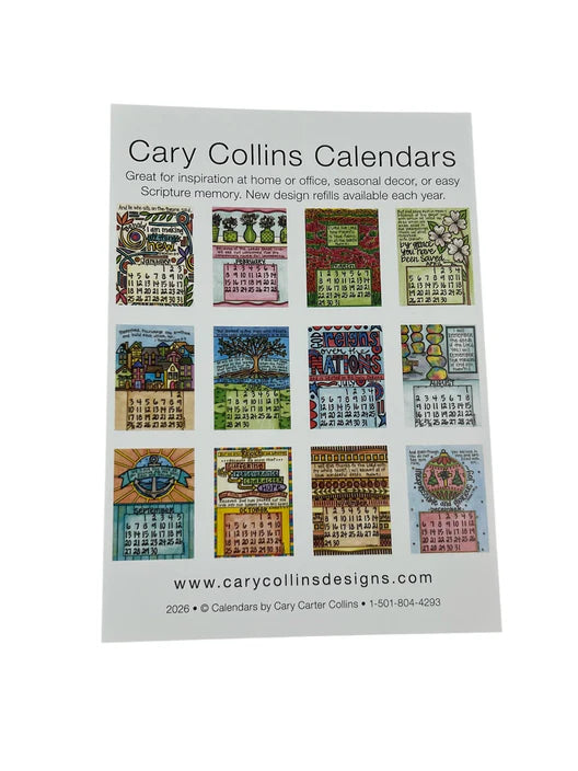 2026 Cary Collins Magnetic Frame + Refill Calendar