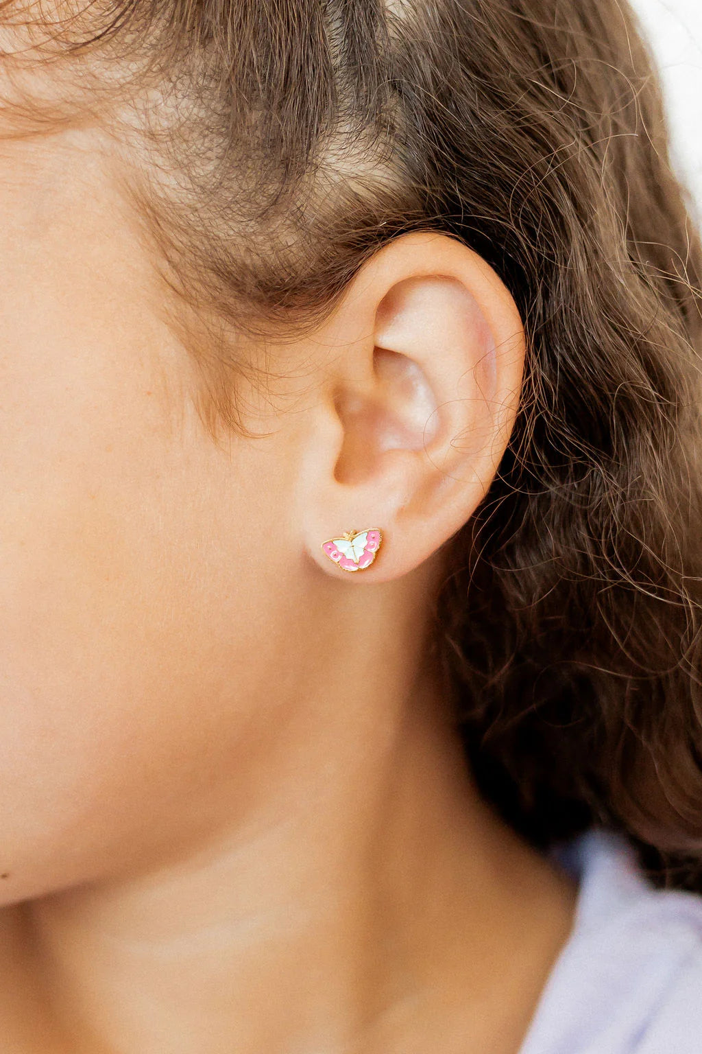 Screwback Stud Earrings in Blakely Butterfly