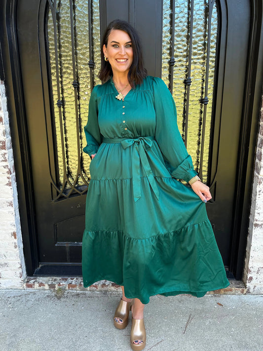 Gracelyn Dress in Aventurine