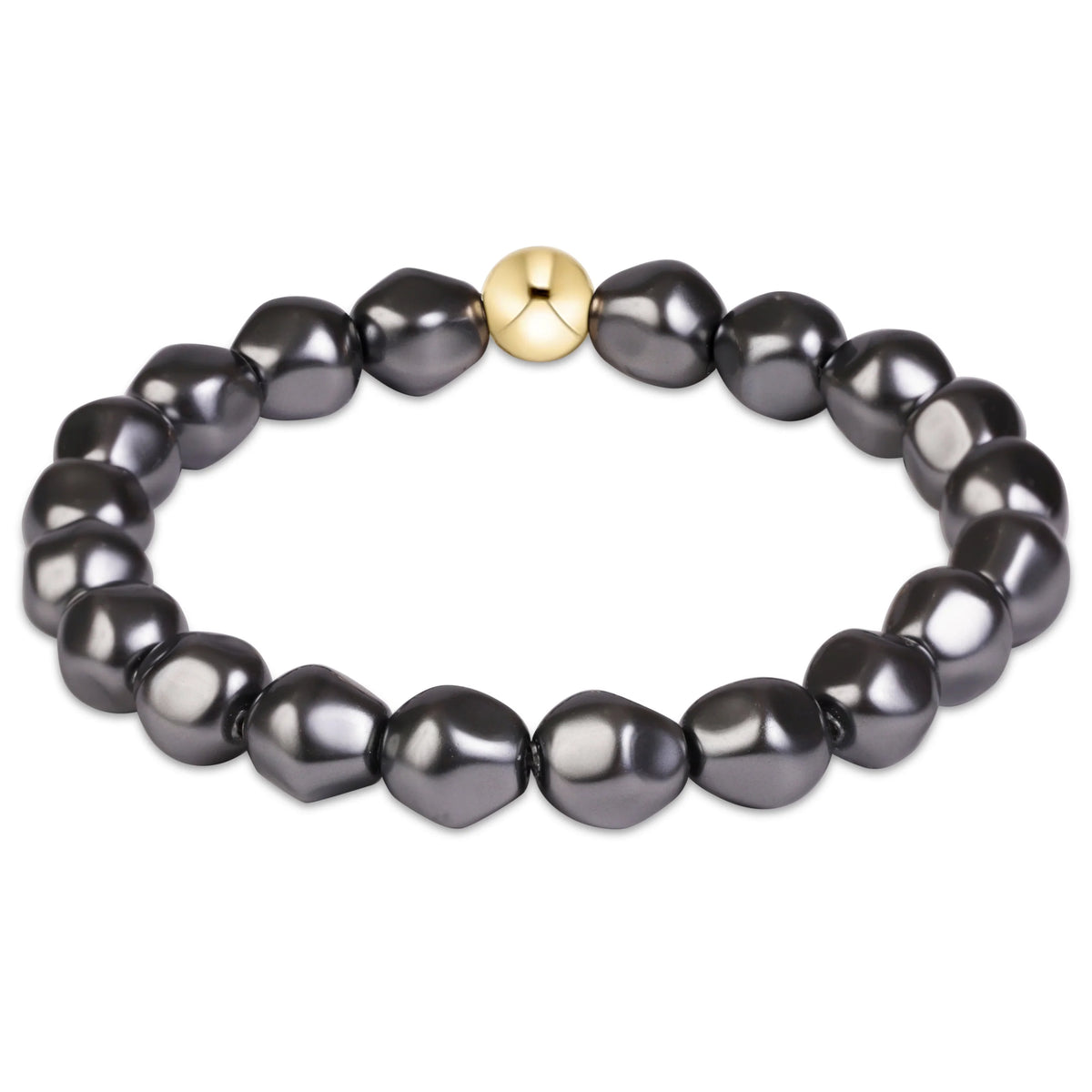 classic admire pearl dark grey bracelet