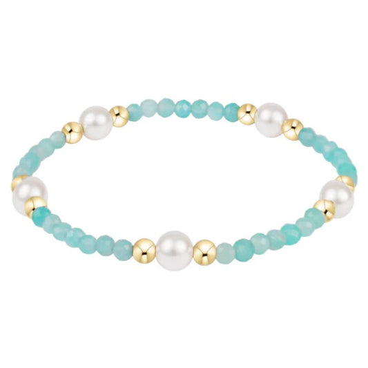 Purpose Pearl 6mm Gem Bracelet - Amazonite