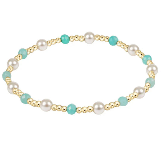 Pearl Sincerity 4mm Gem Bracelet - Amazonite