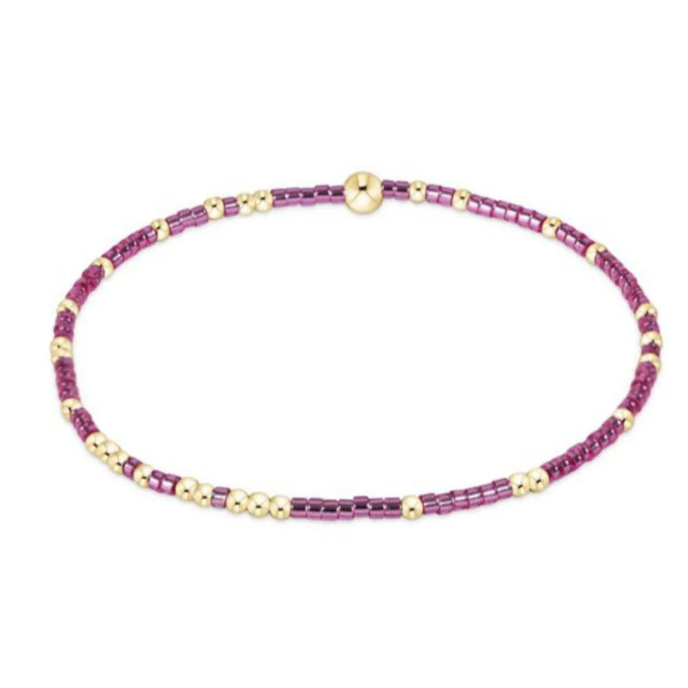 EGIRL HOPE UNWRITTEN BRACELET - PINK METALLIC