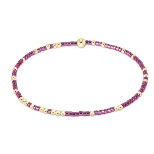 EGIRL HOPE UNWRITTEN BRACELET - PINK METALLIC