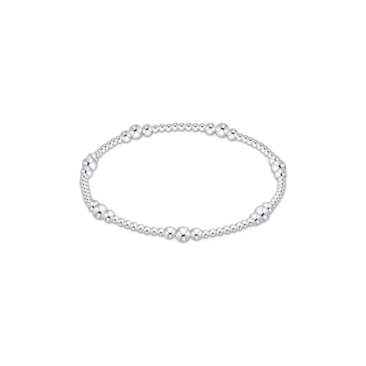 PURPOSE STERLING 4MM BEAD  BRACELET