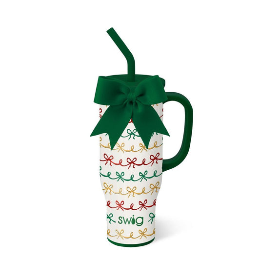 Christmas Bows Mega Mug 30oz