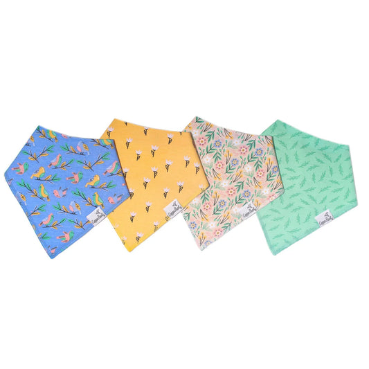 Birdie Bandana Bib Set (4-Pack)