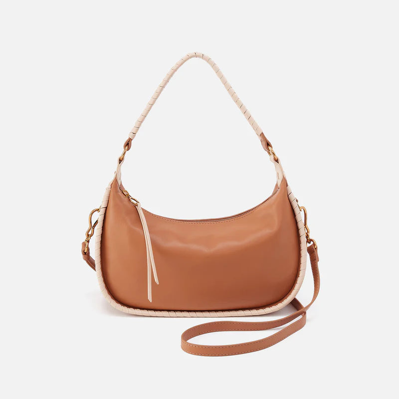 Mia Crescent Hobo in Warm Cashew