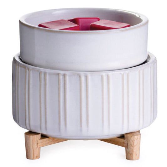 2-in-1 Classic Warmer Ceramic & Wood