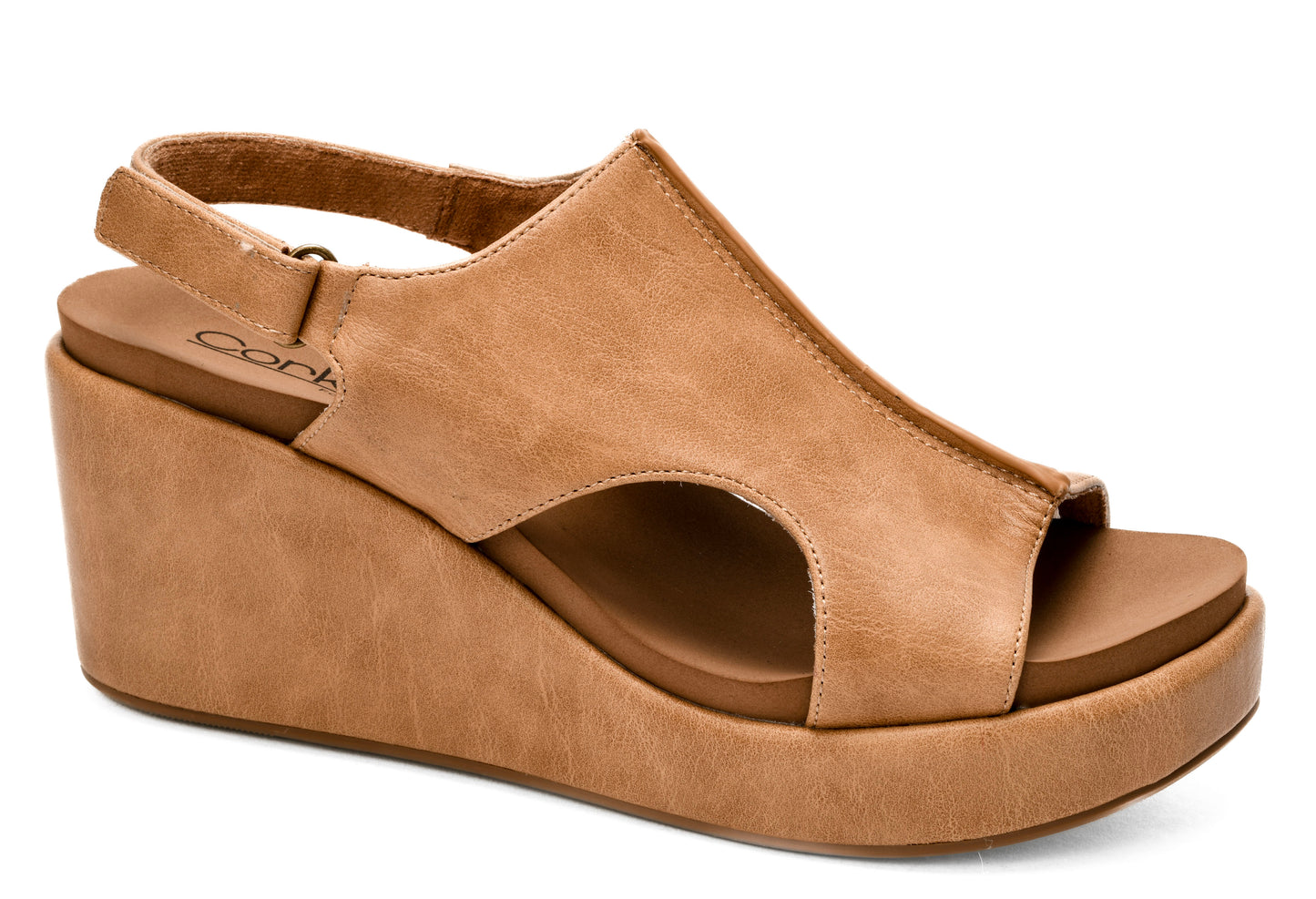 Carley Caramel Wedge