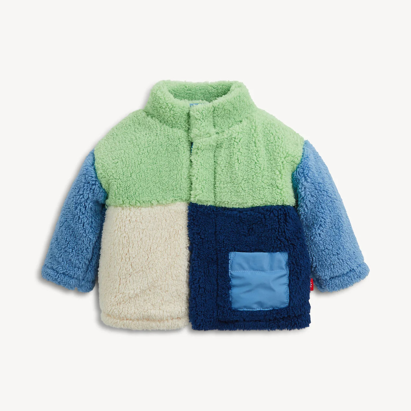 Magnetic Jacket Blue Sherpa Colorblock