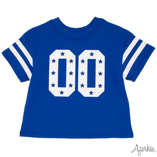 Glitter Double 00 Stars Boxy Tee