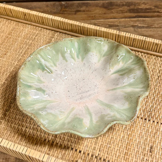 Mini Freeform Bowl in Matcha Latte
