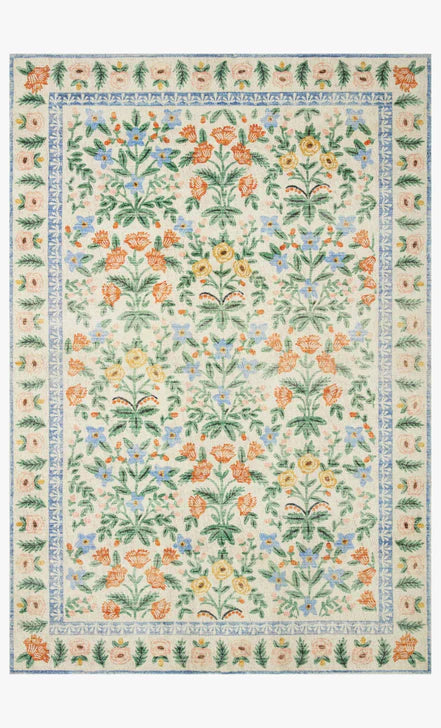 Rifle Paper Co. x Loloi Eden 02 Mughal Garden Cream
