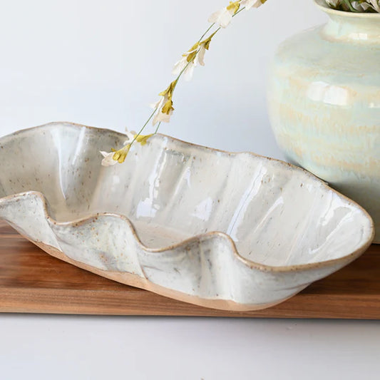 Centerpiece Dish in Chantilly Cream