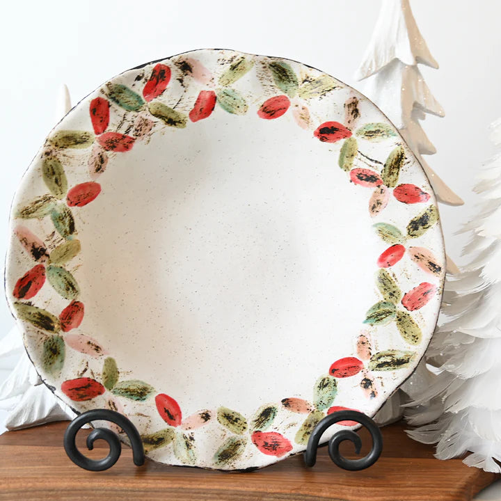 Criss Cross Christmas Bowl