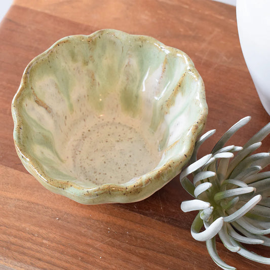 Springtime Salsa Bowl in Matcha Latte
