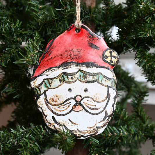 Storybook Santa Ornament