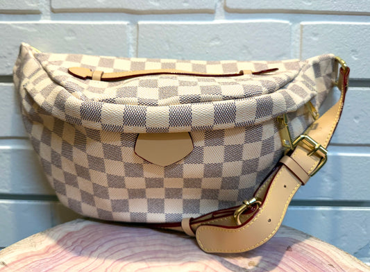 Crossbody Belt Bag White