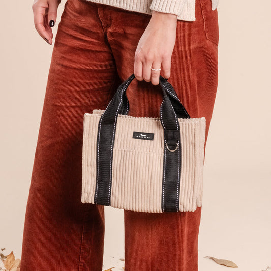 Grab and Go Crossbody Putty Corduroy