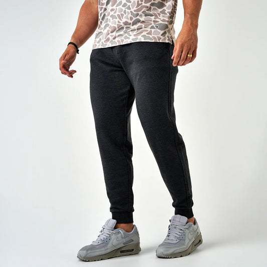 Fleece Jogger Heather Black