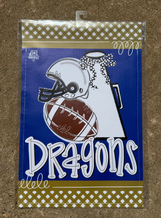 Dragon Game Day Garden Glam Flag