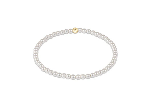 EGIRL CLASSIC PEARL 3MM BEAD  BRACELET