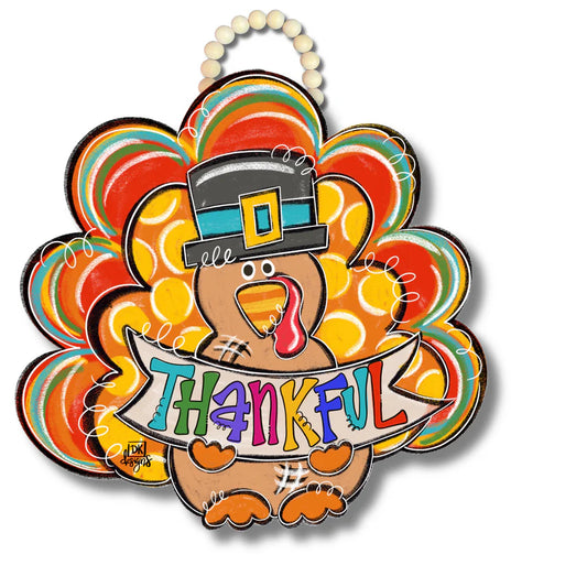 Thankful Turkey Doorhanger