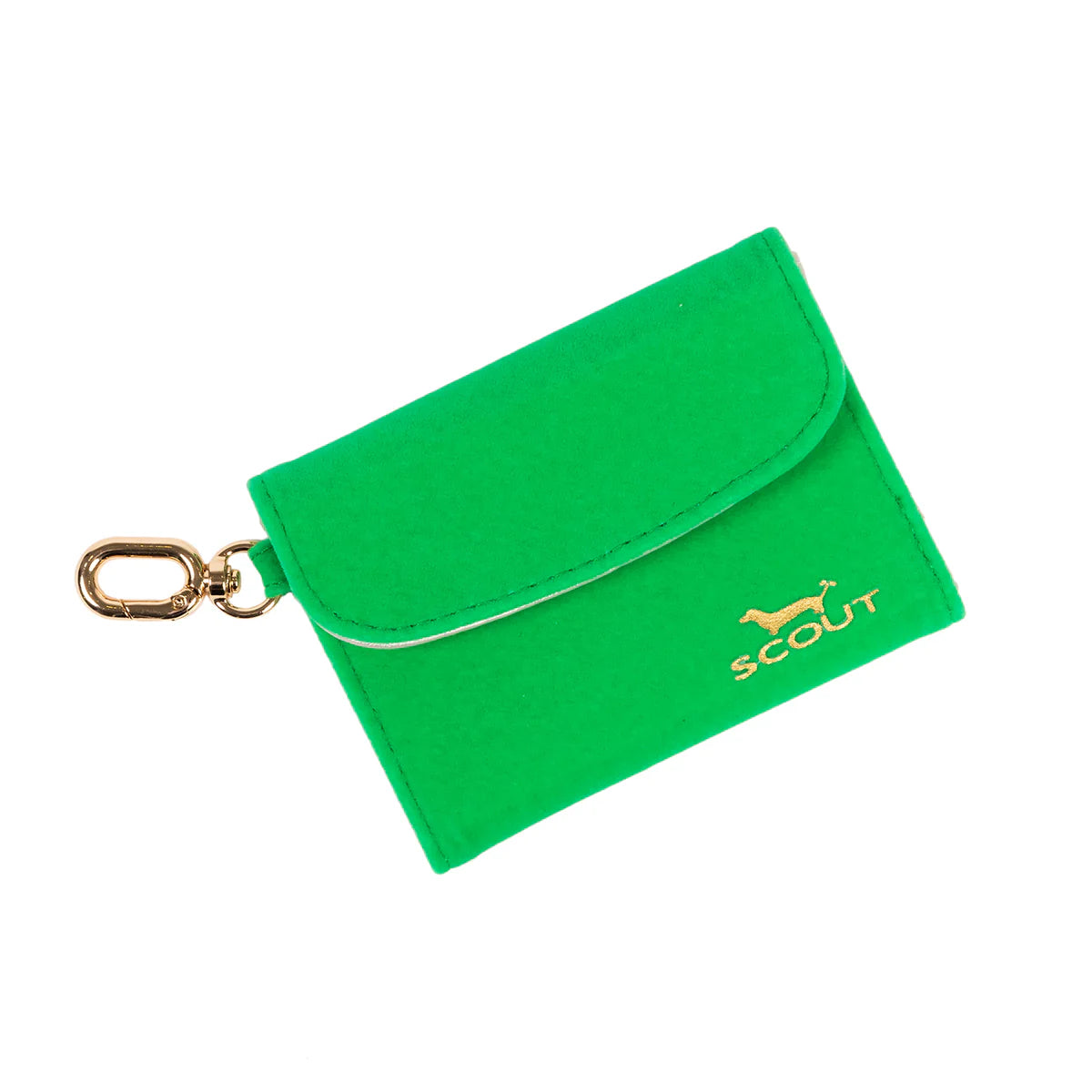 Street Cred Card Holder Green Velvet