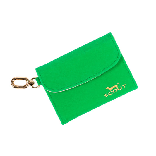 Street Cred Card Holder Green Velvet