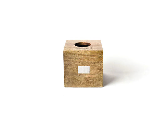 Happy Everything Mini Wood Tissue Box