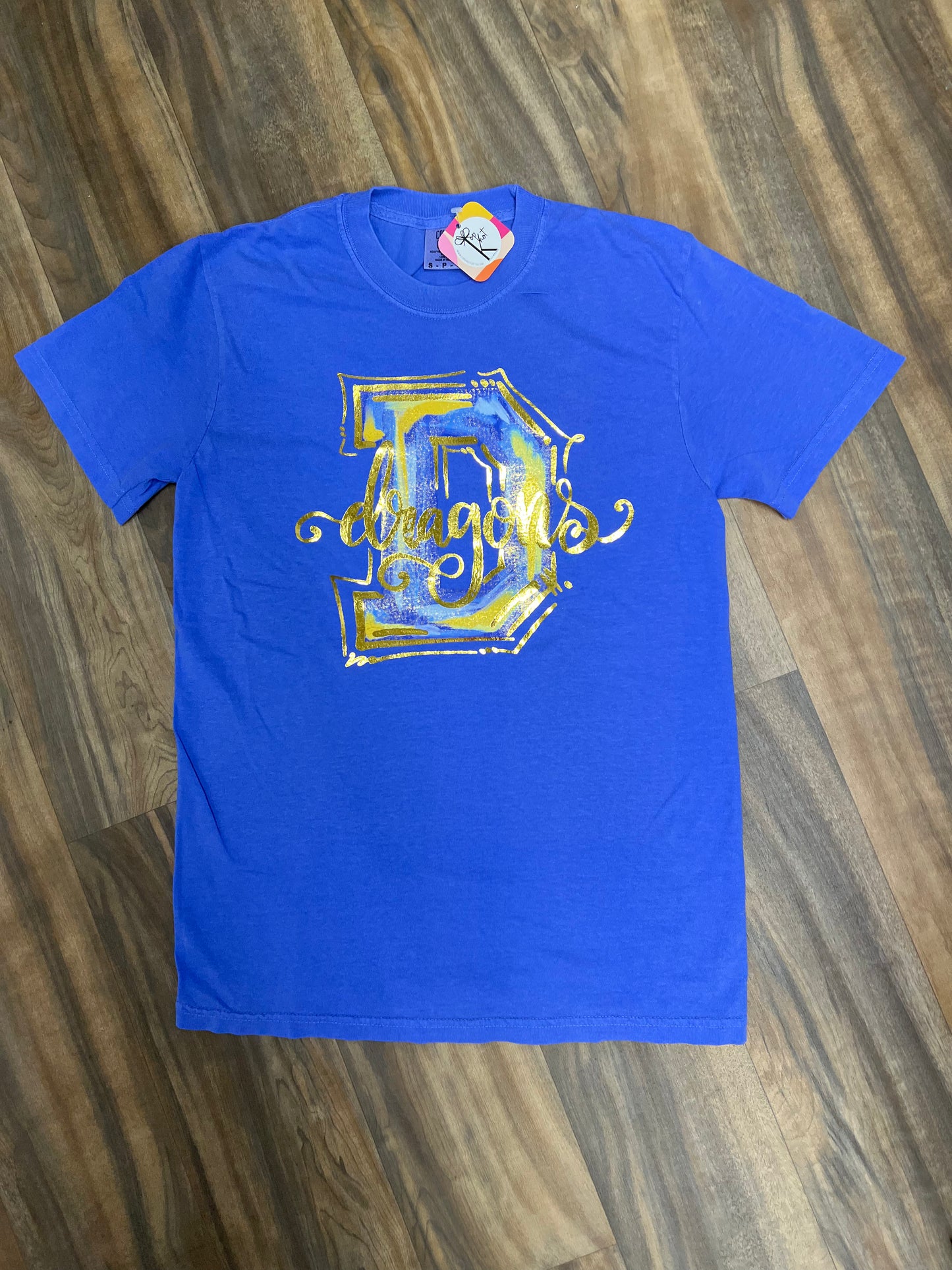 Gold Foil Dragons Tee
